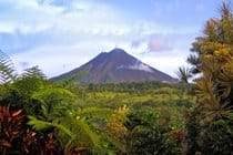 Arenal Volcano in the rain forest